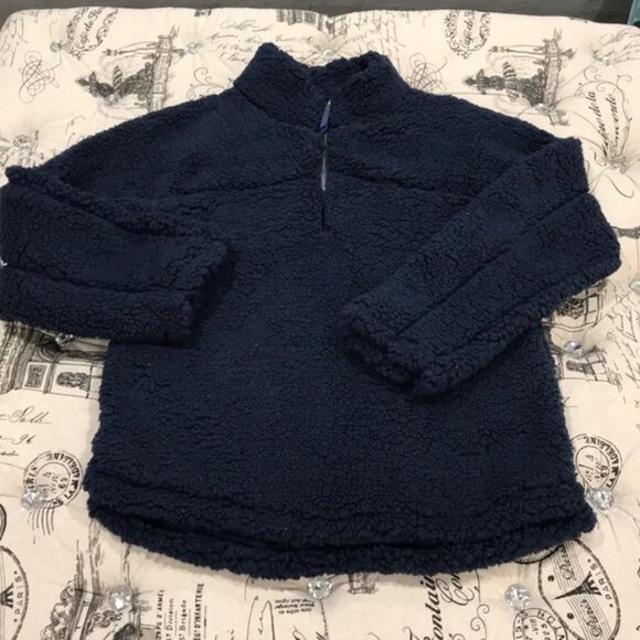 Elodie Half Zip Faux Shearling Pullover - Picture 5 of 7